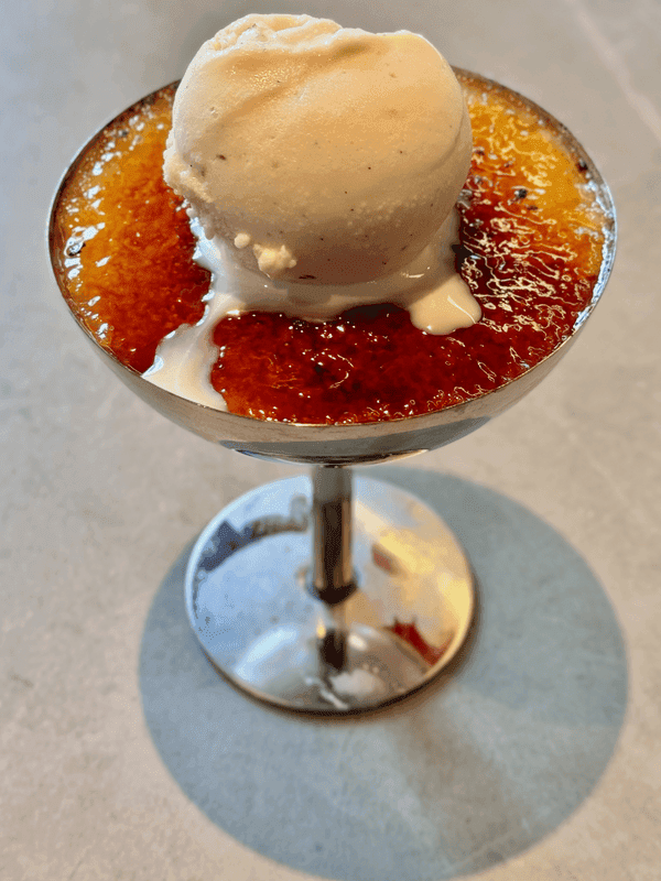 MANGO STICKY RICE BRÛLÉE